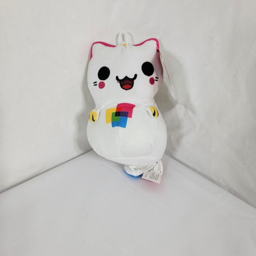 Kleptocats Plush Cat  6 Inches White With Tags